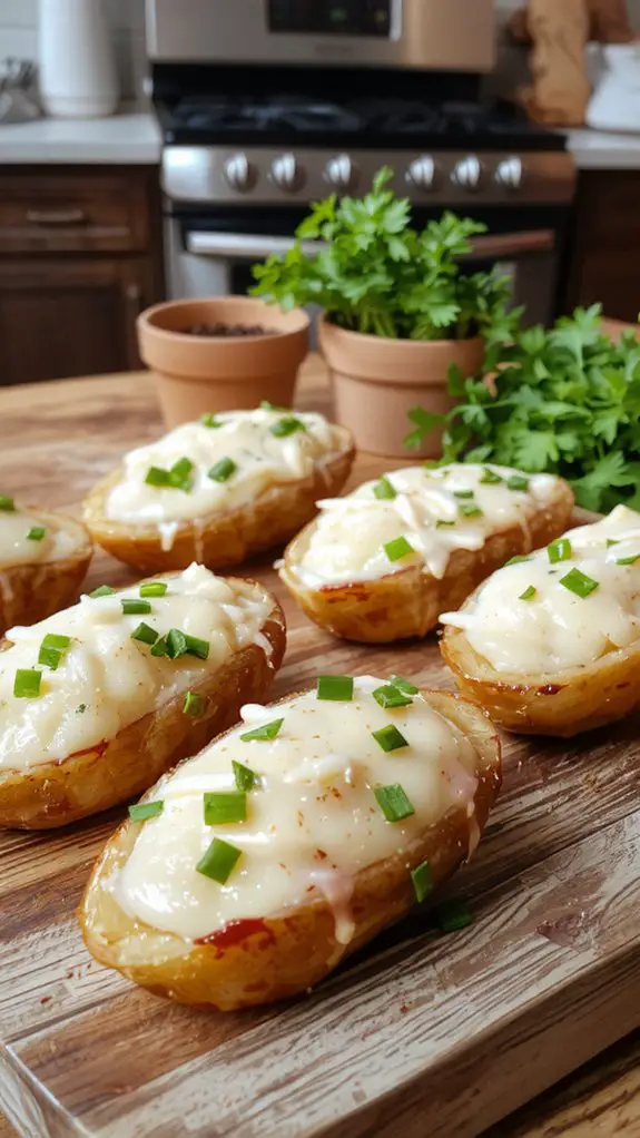 creamy herb potato filling