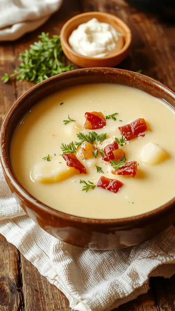 creamy homemade potato soup