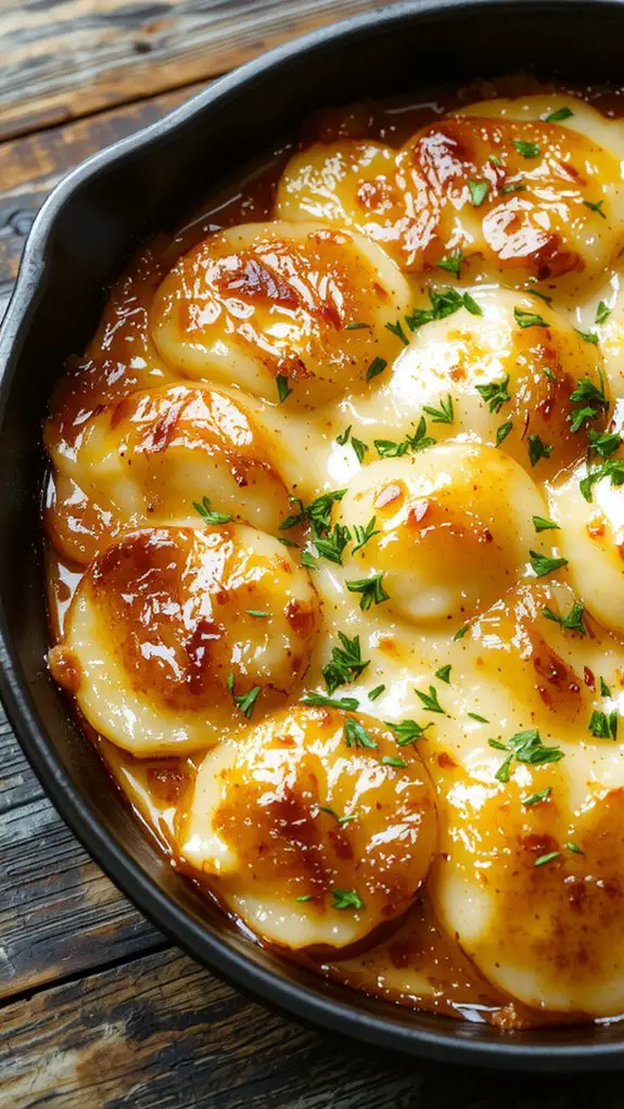 creamy layered potato dish