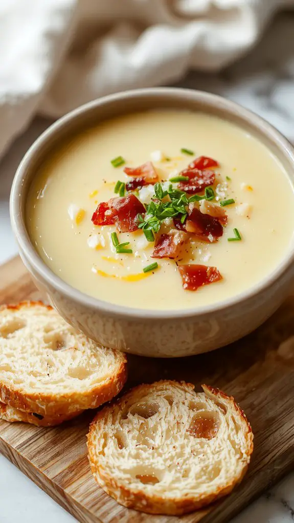 creamy leek potato soup