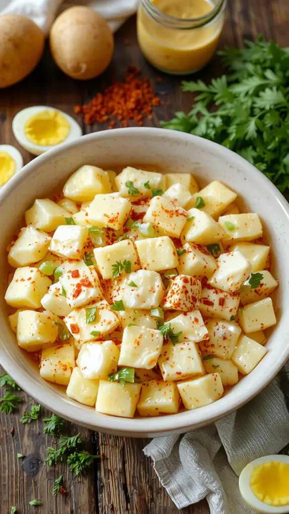 creamy mustard potato salad