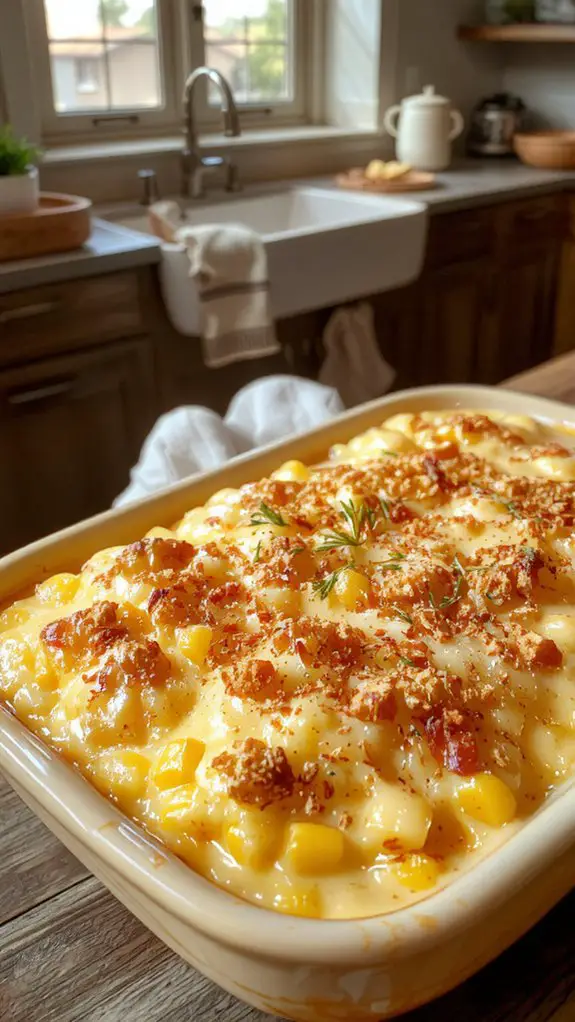 creamy sweet corn bake