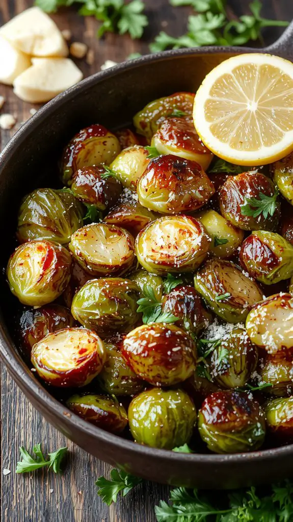 crispy caramelized sprouts recipe