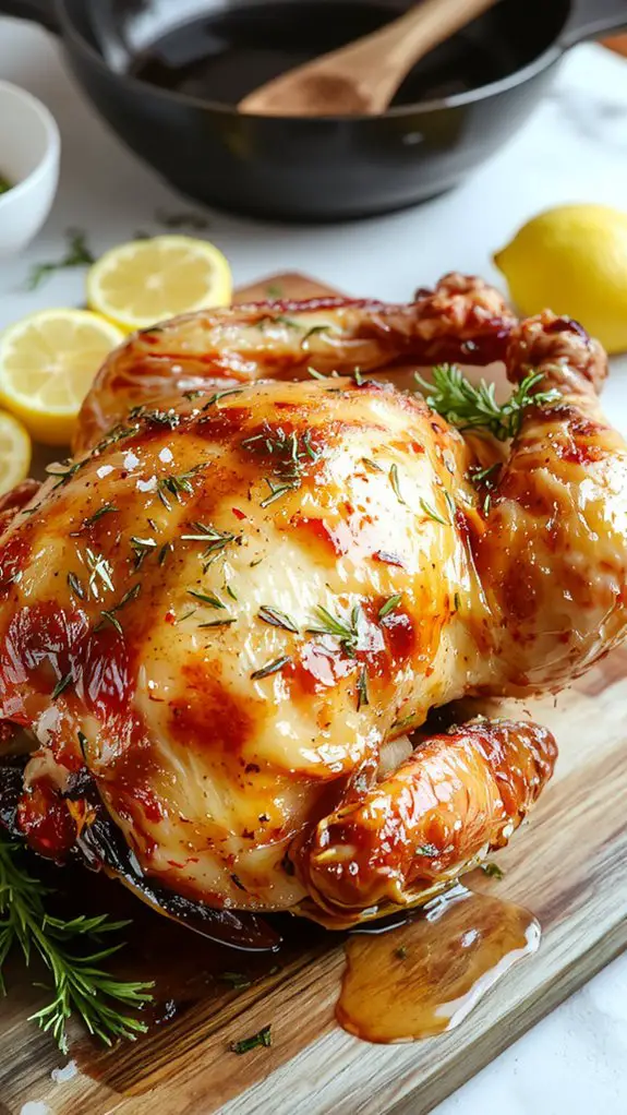 crispy juicy herb turkey