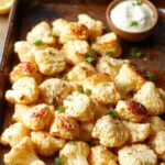 crispy oven roasted cauliflower