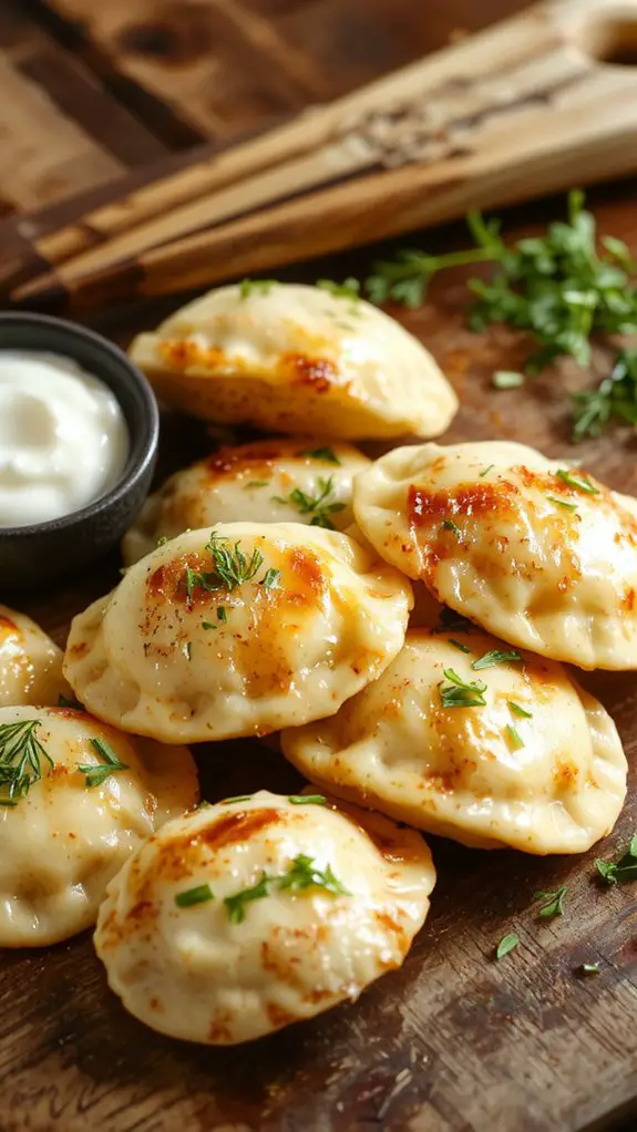 crispy saut ed pierogi tips