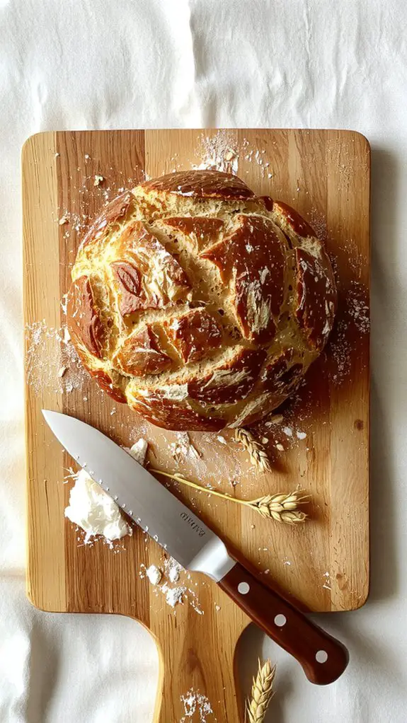 crusty tangy fermented loaf