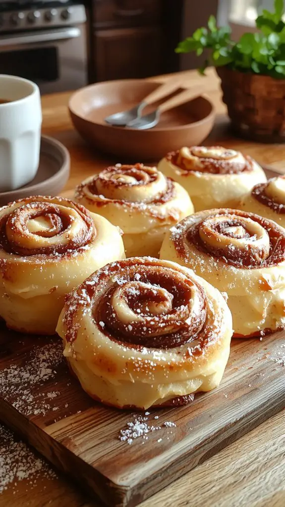 evenly spread cinnamon layers