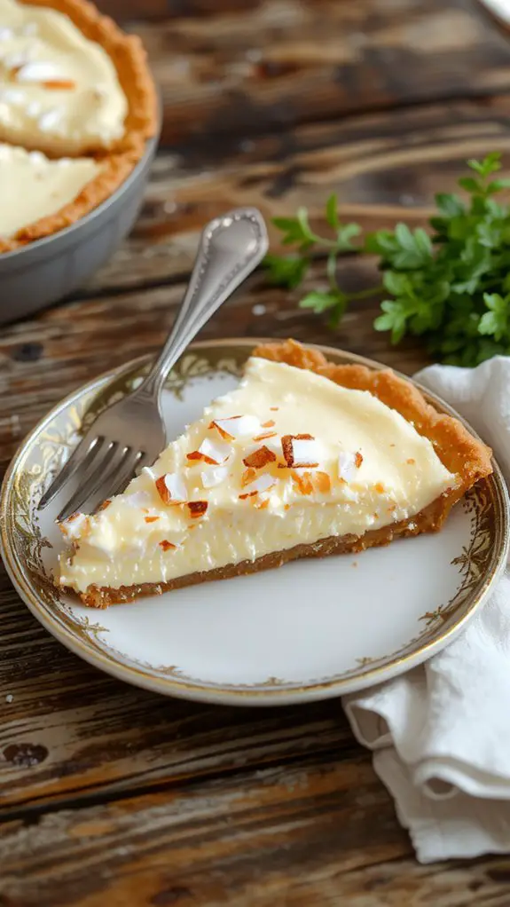 fluffy sweet coconut topping