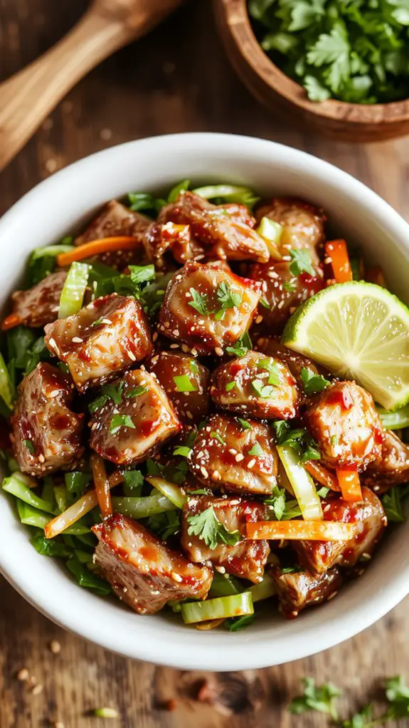 ground pork egg rolls