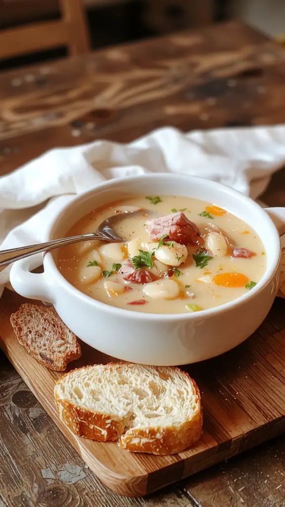 hearty ham bean soup