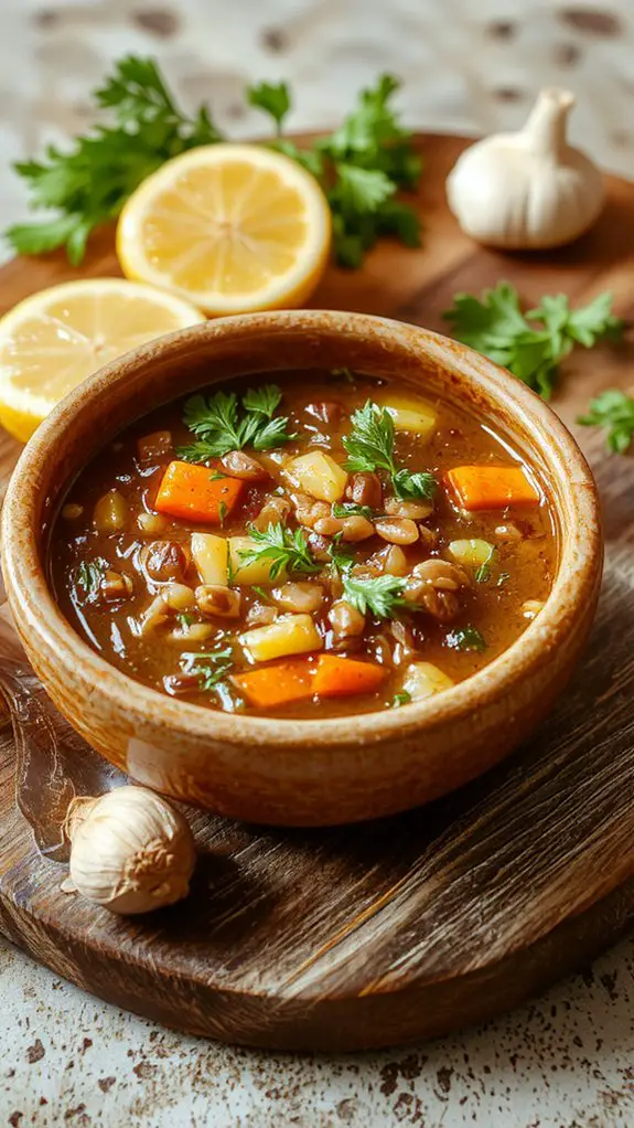 hearty healthy flavorful comforting