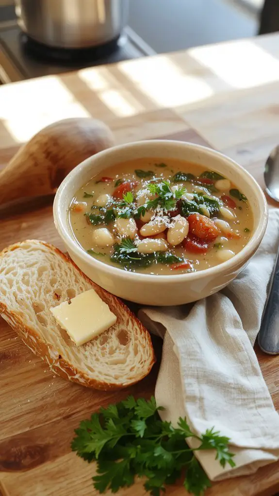 hearty homemade bean soup