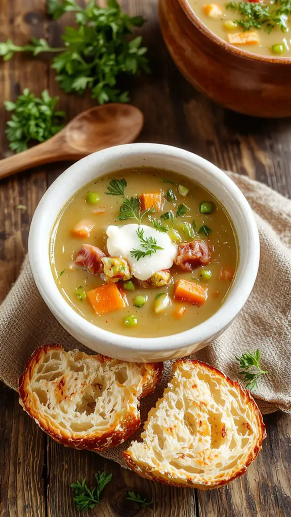 hearty pea soup recipe