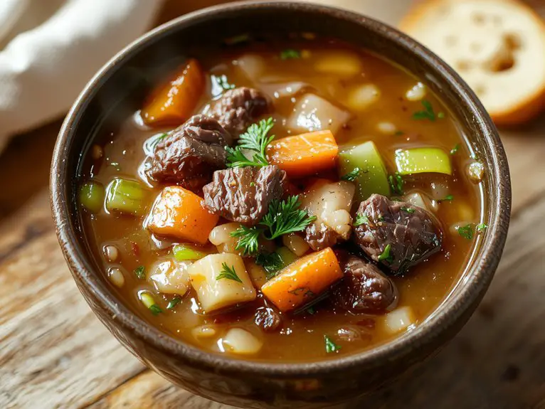 The Best Homemade Beef Barley Soup Recipe 2