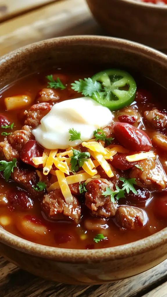 The Best Homemade Chili Recipe 1 hearty spicy meat stew