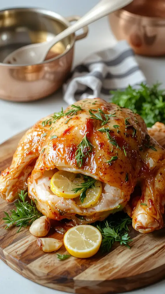 herb butter roasting technique