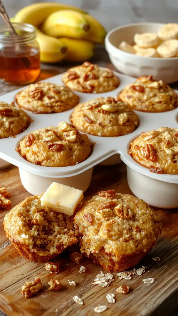 perfectly moist banana muffins