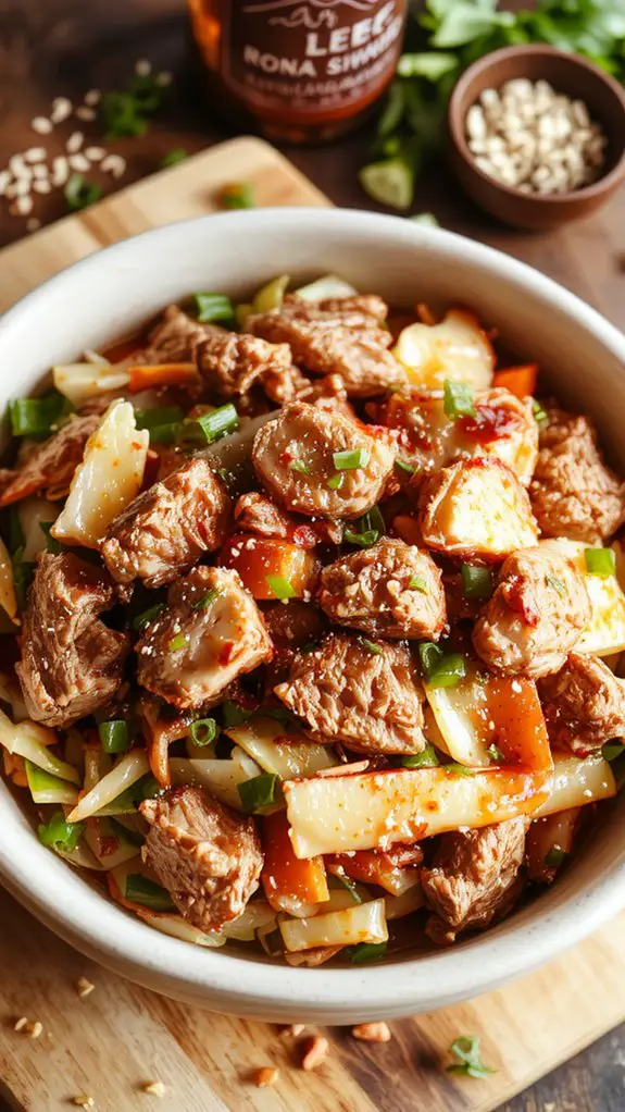 quick asian inspired dish