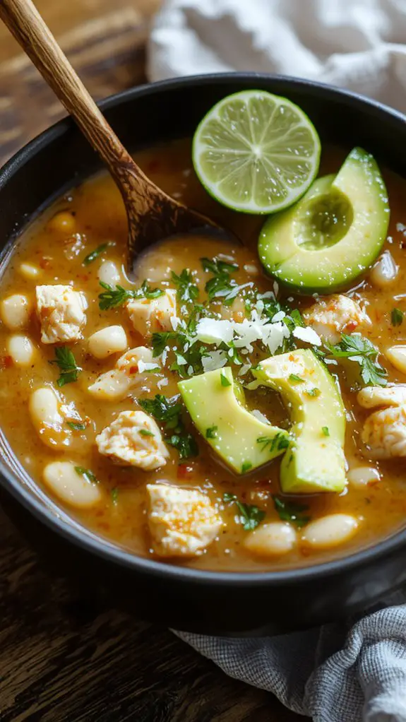 savory chicken chili recipe