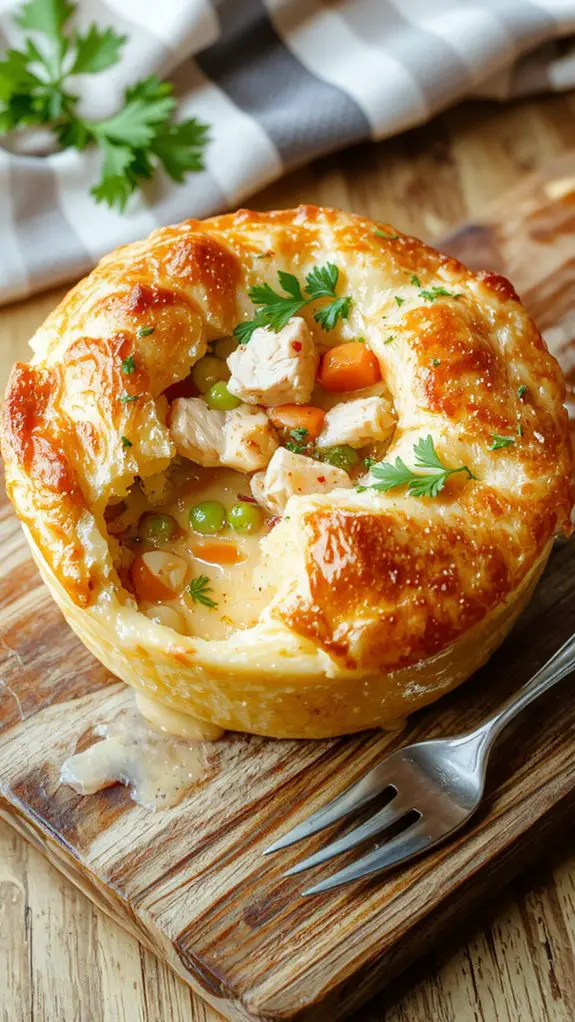 The Best Homemade Pot Pie Recipe 3 season crimp bake rest