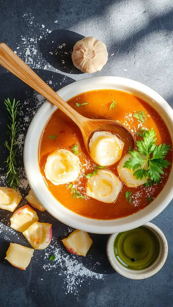 The Best Homemade Tortellini Soup Recipe 3 season greens serve warm