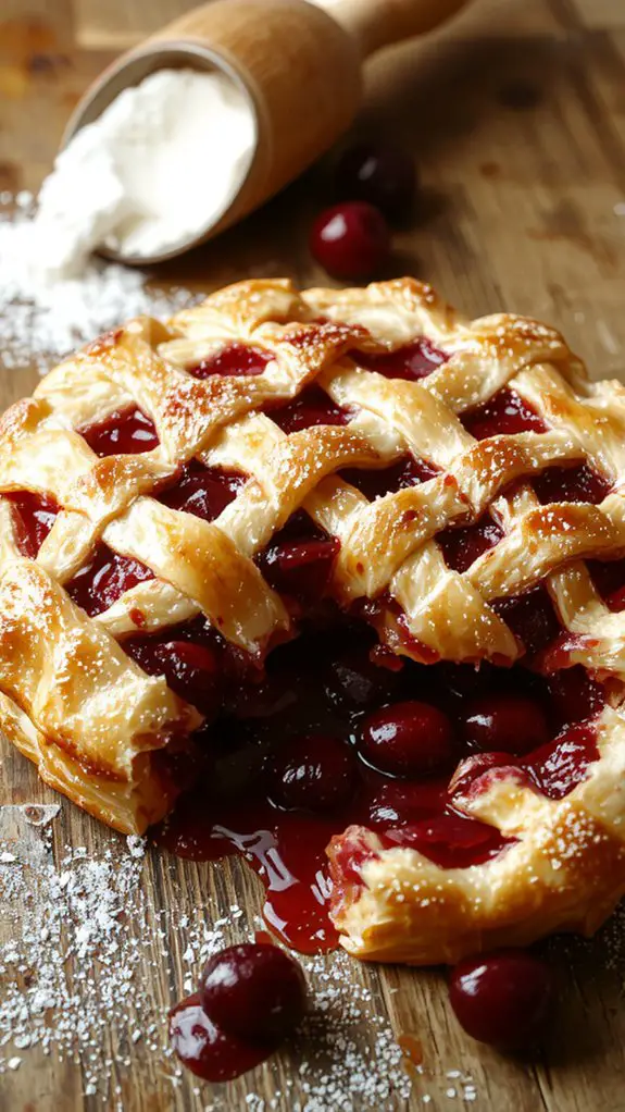 The Best Homemade Cherry Pie Recipe 3 shield edges cool completely