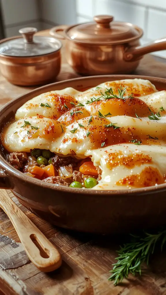 The Best Homemade Shepherd's Pie Recipe 3 simmer spread bake rest