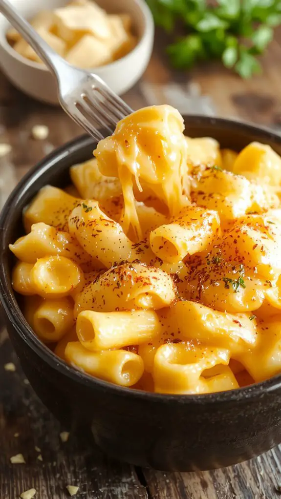 simple cheesy mac delight