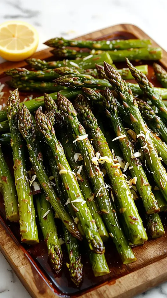 simple oven roasted asparagus