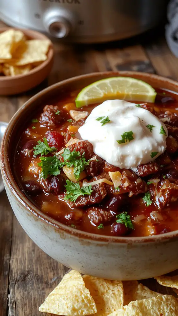 The Best Homemade Crockpot Chili Recipe 13 slow cooked hearty chili