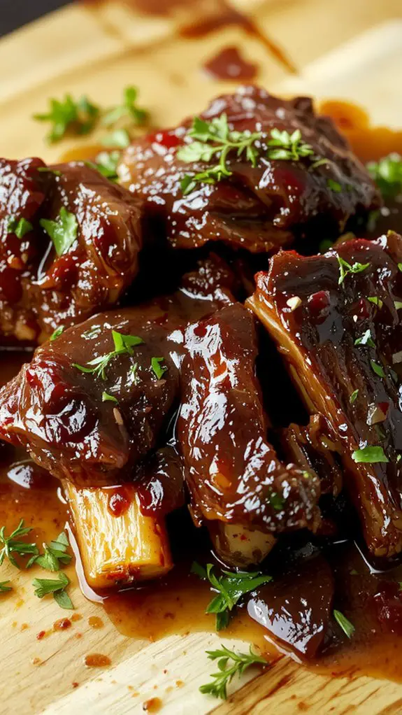 slow cooked tender ribs
