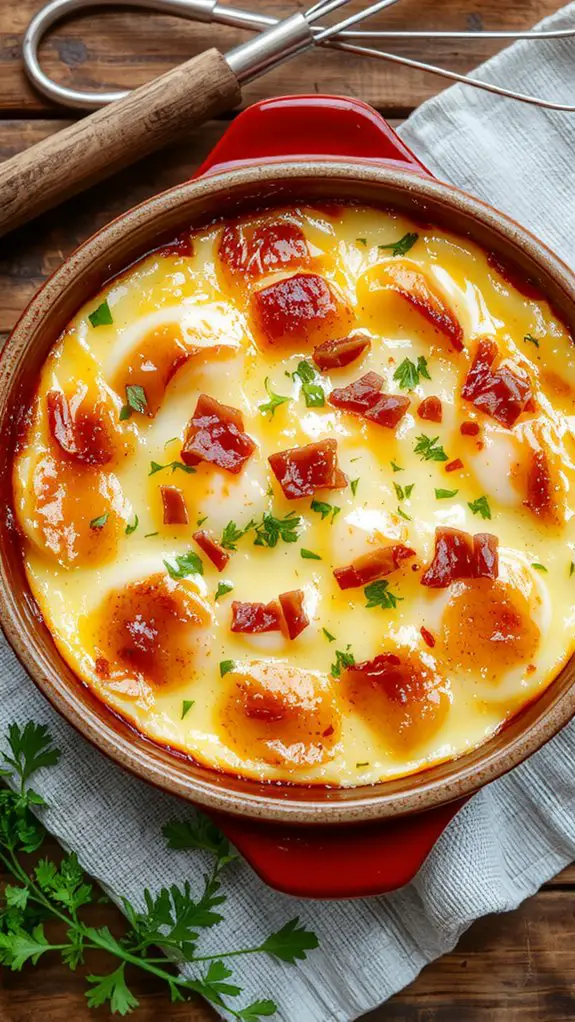 soak bake rest serve