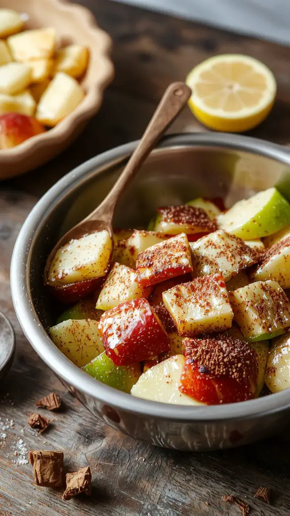 sweet cinnamon apple filling