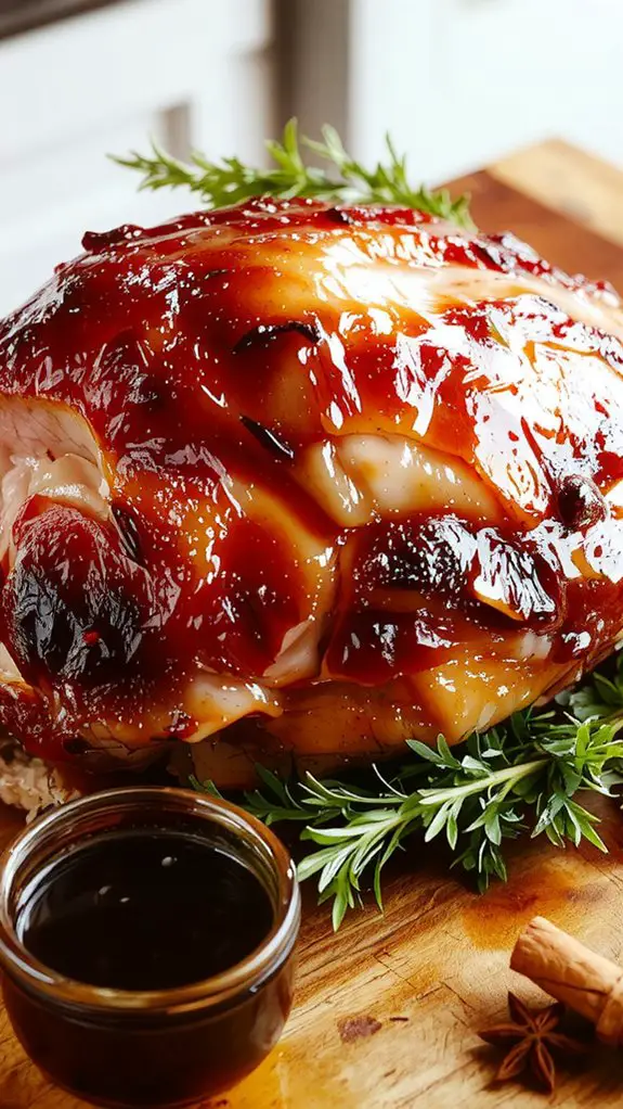 sweet savory ham coating