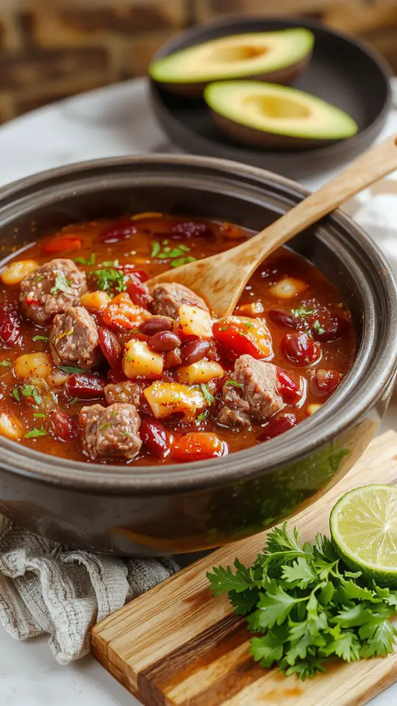 The Best Homemade Chili Recipe Crockpot 3 thicken and flavor boost