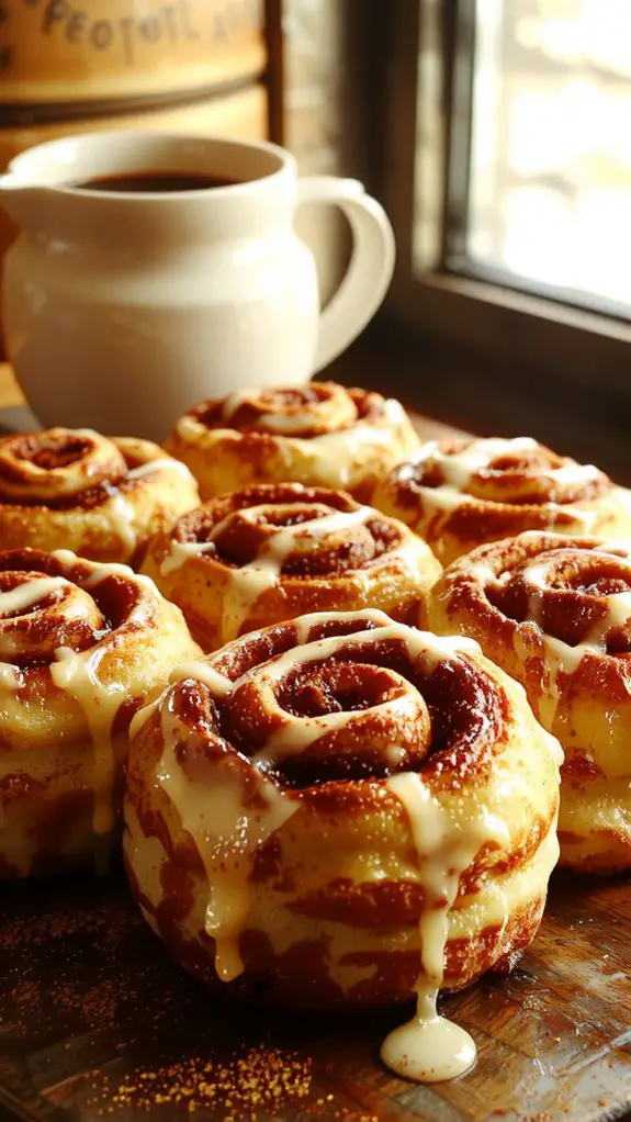 The Best Homemade Best Cinnamon Roll Recipe 3 activate knead rise glaze