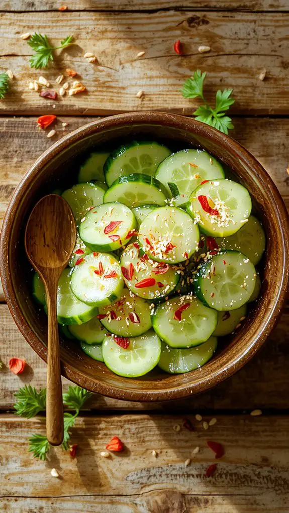 The Best Homemade Asian Cucumber Salad Recipe 1 asian inspired cucumber salad