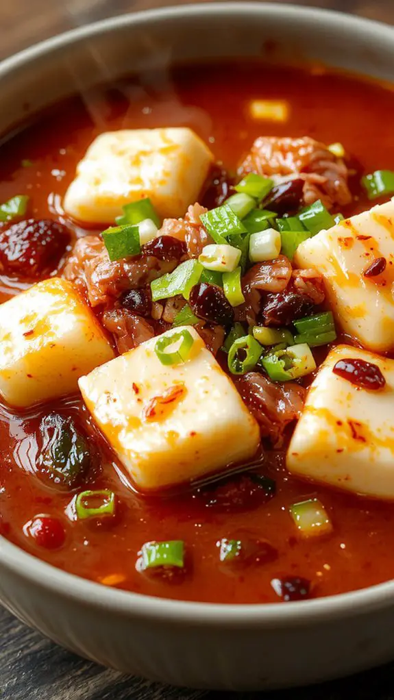 The Best Homemade Mapo Tofu Recipe 3 blanched tofu flavor foundation
