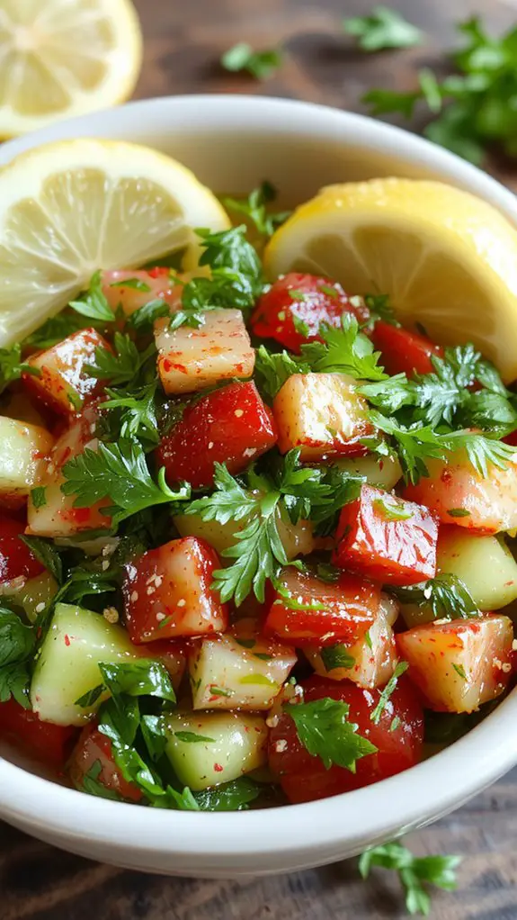 The Best Homemade Tabbouleh Recipe 3 bulgur herb vegetable toss