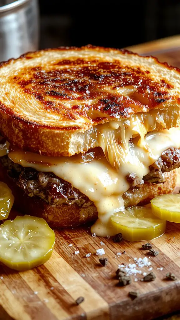 The Best Homemade Patty Melt Recipe 3 butter grilled caramelized onion sandwich