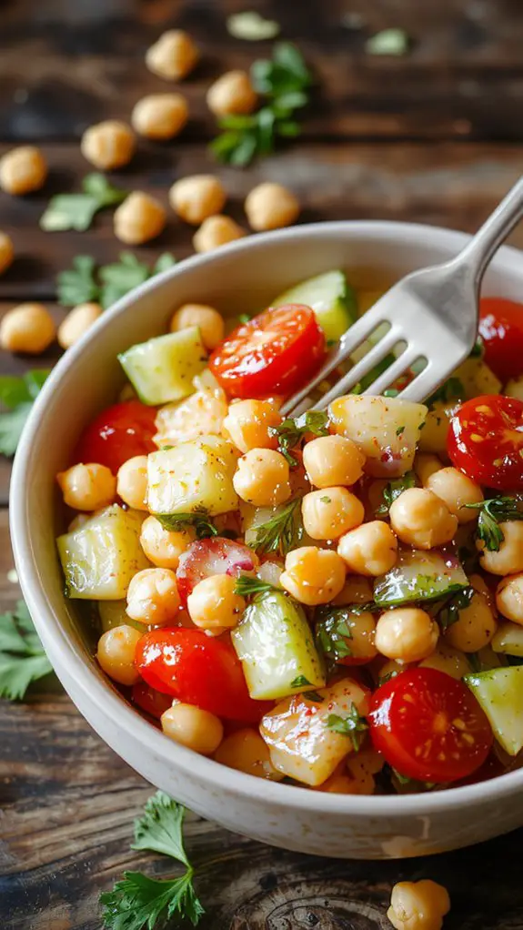 The Best Homemade Chickpea Salad Recipe 3 chill toss taste adjust