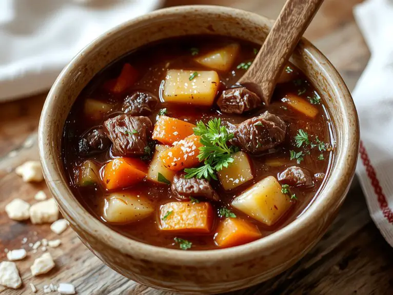 The Best Homemade Beef Vegetable Soup Recipe 2