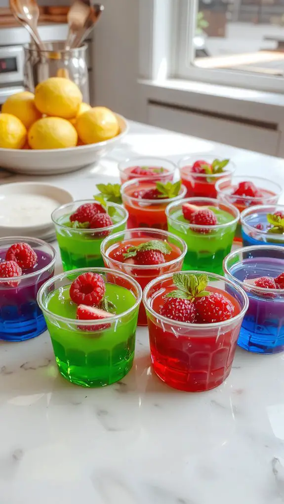 The Best Homemade Jello Shots Recipe 1 colorful alcohol dessert treat