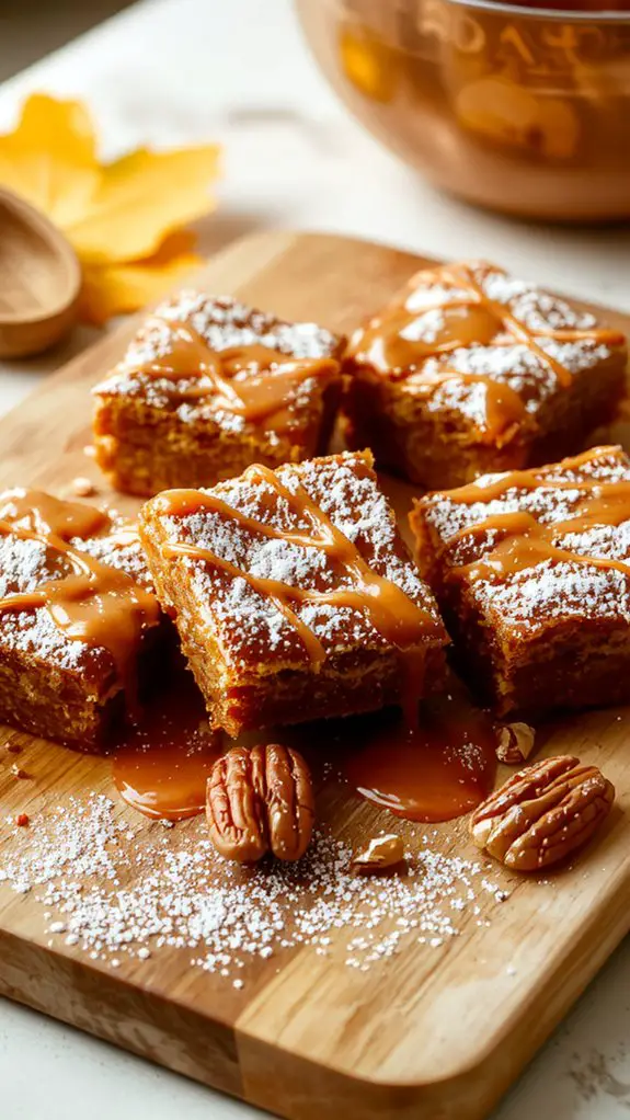 The Best Homemade Pumpkin Bars Recipe 3 cool frost slice serve