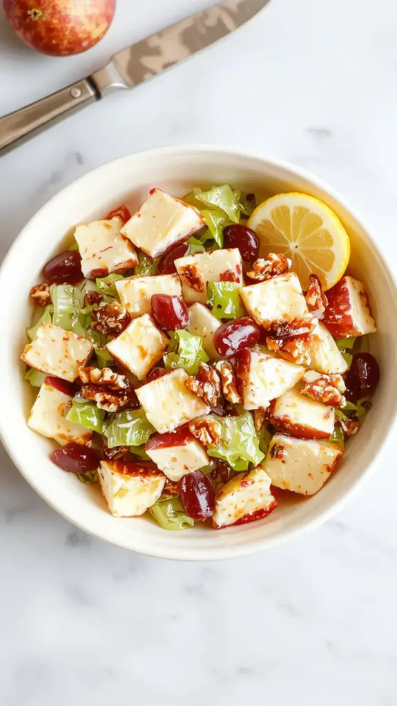 The Best Homemade Waldorf Salad Recipe 1 creamy apple walnut salad