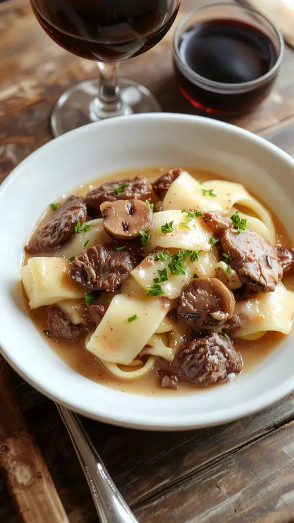 The Best Homemade Easy Beef Stroganoff Recipe 3 creamy beef stroganoff perfection