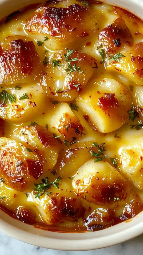 The Best Homemade Potatoes Au Gratin Recipe 1 creamy cheesy potato layers