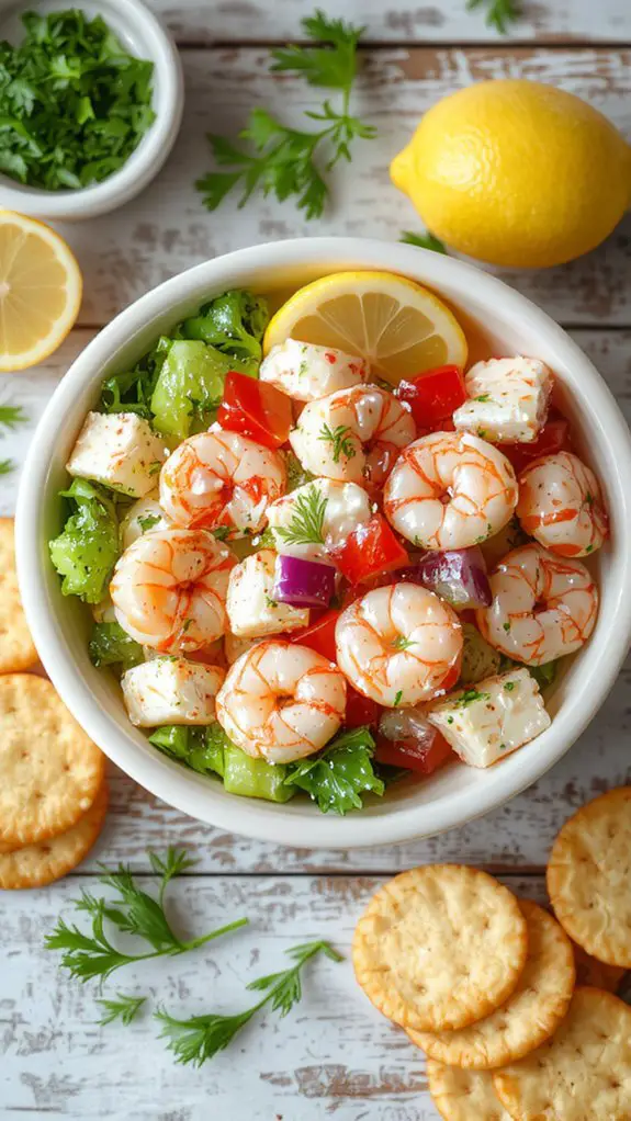 The Best Homemade Seafood Salad Recipe 2 creamy crab salad mix