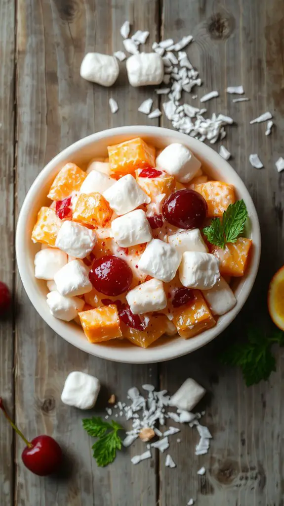 The Best Homemade Ambrosia Recipe 3 creamy fruit coconut dessert